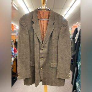 48 Cellini brown suit coat